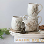 16oz Debossed Stoneware Mug
