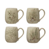 16oz Debossed Stoneware Mug