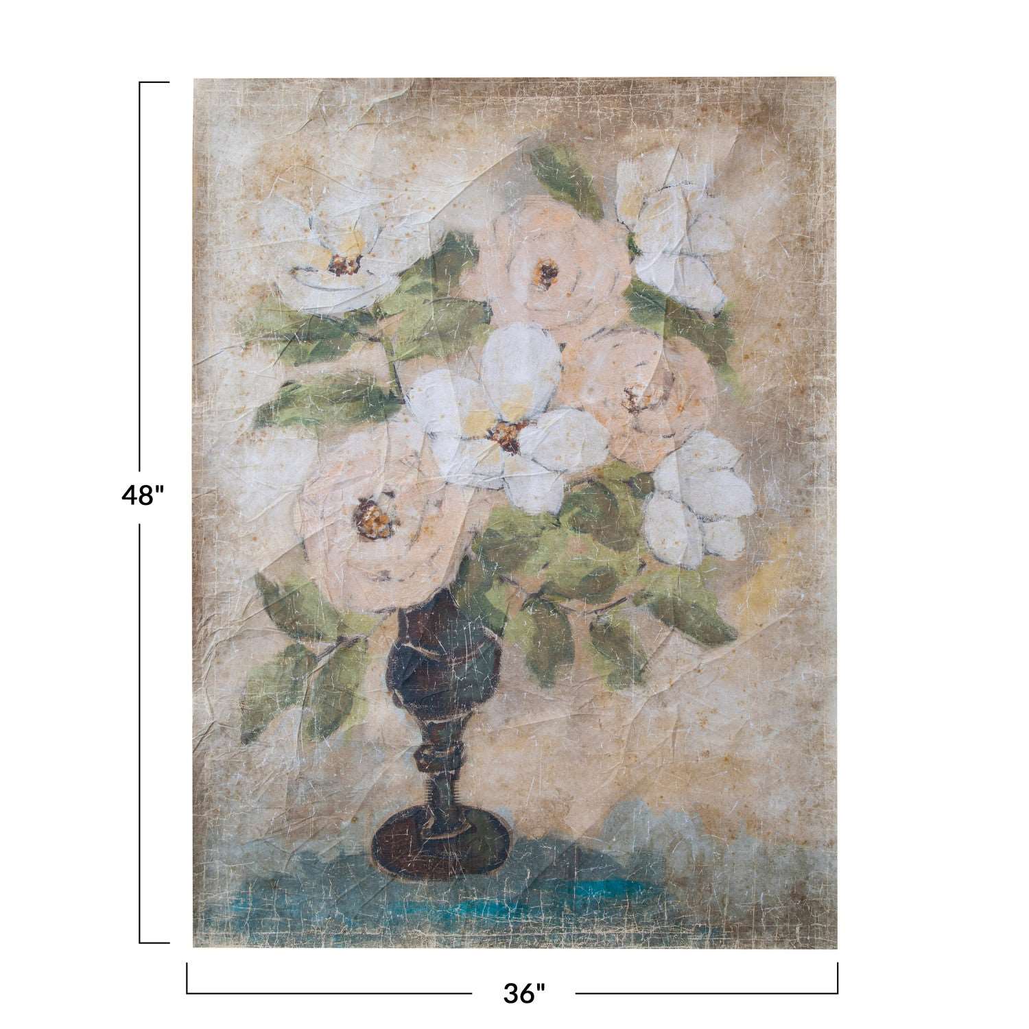 Decorator Paper with Flowers in Vase