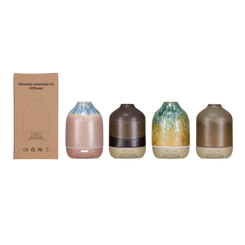 5oz Stoneware Oil Diffuser in 4 styles.