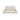 Beige upholstered bed with wooden slats on a white background