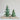 5" Stoneware Tree – Green