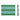 Hand-Woven Bamboo Placemats with Stripes – Teal & Green, Set of 4