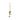 Decorative hanging bell with colorful kantha string on a white background.
