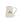 White ceramic pitcher with holly design on a white background.