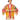 Model wearing the Impressionist Floral Kimono Jacket in Mustard, a lightweight open-front kimono with wide sleeves. The jacket features a vibrant mustard-yellow base with a bold floral print in shades of pink, red, and green, accented with a red trim along the front panels. The model is standing against a transparent background, holding the front edges of the kimono together, styled with a white top and neutral-colored pants.