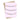A pale pink birthday card by Little May Papery featuring the trending friendship bracelet string across the card with the caption "In My Birthday Era:. 