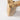 Close-up of the wooden legs with interlocking design on a white background