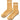 Pair of yellow socks with white stripes and 'Le Bon Shoppe' branding on a white background