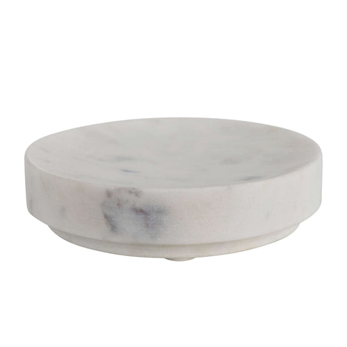 Marble soap dish for modern bathroom and kitchen.