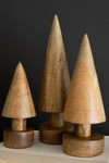 Turned Wooden Christmas Trees