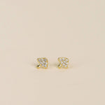 Pavé Stud - Mushroom - Earring
