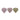 Three heart-shaped pot holders with different patterns on a white background