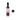 Bottle of raspberry balsamic vinegar with a label on a white background