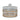 Rattan Wrapped Glass Jar with Lid.