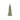 Green ceramic Christmas tree on a white background.
