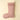 Red and white striped Christmas stocking on a beige background