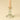 Clear glass candle holder with a beige candle on a beige background