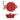 Brie Baker with Wood Tree Shaped Spoon in Red.