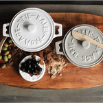Brie Baker with Lid and Spreader