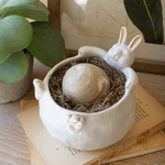 Ceramic Rabbit Planter