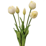 Real Touch Tulip Bundle - White