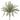 16" Leather Fern Bush
