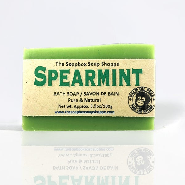Spearmint Natural Soap Bar
