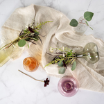 Recycled Glass Bud Vase - Clear