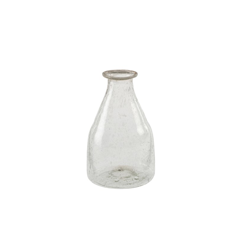 Recycled Glass Bud Vase - Clear