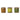 10-yard velvet ribbon with metallic edges on wood spool in gold, chartreuse, and green.