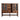 Wooden entertainment center with glass doors on a white background
