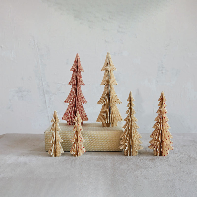 9" Paper Folding Honeycomb Tree with Pattern