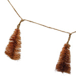 60" Sisal Tree Garland with Jute Cord - Brown Ombré