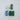 10 Yard Velvet Ribbon on Wood Spool - Greens & Blues