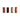 Velvet ribbon with metallic trim in four holiday colours on wooden spools – 10 yards each.
