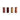 Velvet ribbon with metallic trim in four holiday colours on wooden spools – 11/4" wide by 10 yards each.