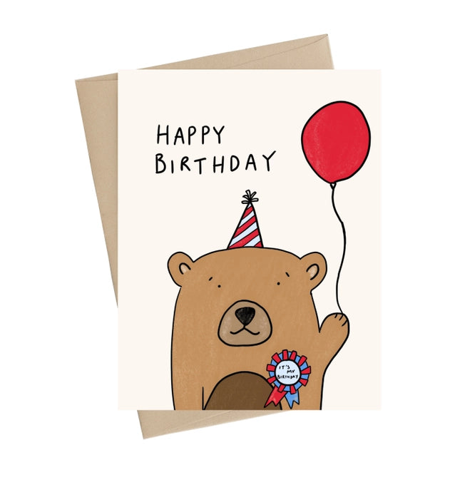 Bear Birthday Card