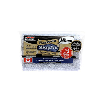 Bennett Micro Pro Microfibre Roller refill in a pack of 3 x 10mm