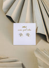 Pavé Stud - Mushroom - Earring