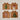 Handmade Wool Felt Gift Topper with Embroidery in four different styles.