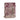 Folded Recycled Cotton Slub Printed Throw with Paisley Pattern