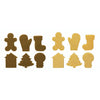 Two-sided sisal and cellulose holiday icon shaped sponge with six different designs. 