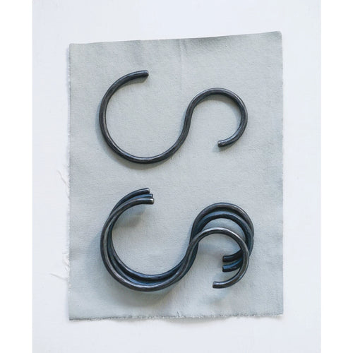 Four Hand-Forged Iron S-Hooks.