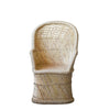 Hand Woven Bamboo and Rope Chair
