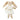 Rabbit styled plush ballerina animal in cream tones. 
