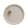 Stoneware plate with hedgehog toothpick holder. Perfect for charcuterie.