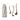 Set of three handcrafted wooden ladles with curved handles and deep bowls, arranged on a white surface. A soft cotton drawstring bag with an illustration of the ladles and "Wooden Ladle Set" text is placed beside them.