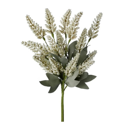 18" Artificial Dune Astilbe Bundle in ivory. 