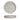 Embossed Stoneware Fluted Pie Dish with Pattern in a cream color. 